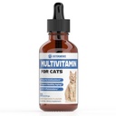 Cat Multivitamin - Støtter immunhelse, hud, Coat, hjertehelse og mer - Kattvitaminer - Katttilskudd og vitaminer - Kattvitaminer for innendørs katter - Kitten vitaminer - Cat Immune Support - (1)