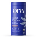 Ora Organic Vegansk Protein pulver - 23g Planteprotein for kvinner og menn - Sjokolade Flavor 20 serveringer, Bloat-fri, Glutenfri, Ikke-GMO, Ingen kunstige søtningsmidler