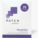 Patch Remedy Metabolise Patch ® 5-HTP, Guarana, L-karnitin, Fucus, sink, Yerba Mate, bringebær keton ® 30 Patcher