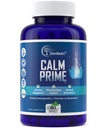 Calm Prime Stress Relief Supplement Ikke-Drowsy | Mood Support Supplement | Mood Boost | Vegan Daytime Stress Supplementer Calm Aid | Stress Vitaminer - Ashwagandha, Valerian Root - 60 Count