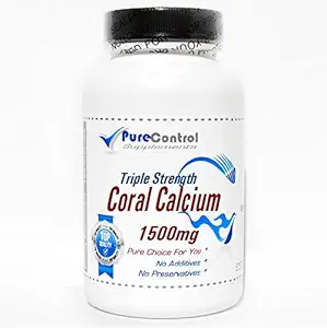 Triple Styrke Coral Calcium 1500mg // 200 Kapsler // ren // ved renkontroll kosttilskudd