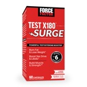Force Factor Test X180 Surge Testosteron støtte for menn, Mann Vitality forsterker kosttilskudd, fremme muskel og styrke, støtte vekt, økt langvarige energi, 60 kapsler