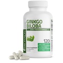 Bronson Ginkgo Biloba ekstra styrke støtter hjernefunksjon og minne støtte, 120 vegetariske kapsler
