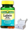 Spring Valley Lutein 20 mg- med Zeaxanthin 30 softgels (pakke med 1), bokset av Fusion Shop Store