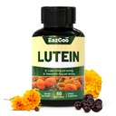 Lutein for øyne, Lutein 20 mg, Lutein og Zeaxanthin kosttilskudd, Øyetilskudd, Øyestrain Relief & Support Visjon Helse, Vegan, 60 Softgels