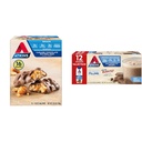 Atkins Caramel sjokolade Nut Roll Snack Bar, Protein Snack, høy i fiber, 2g sukker, 16 greve & melk sjokolade Delight Protein Shake, 15g Protein, lav glykemisk