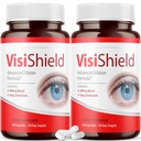 (2 Pakke) Visishield Advanced Vision Formula for øyne Supplement piller vitaminer (120 kapsler)