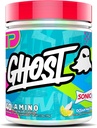 GHOST Amino: Essential Aminosyre Supplement, Sonic Ocean Water - 40 Serveringer - Intra-Workout pulver for Hydrasjon og gjenoppretting 4.5 g BCAA & 5,5 g EAA - Soya & Glutenfri, Vegan