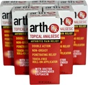 Topical Analgesic smerte relief Roll-on med Capsaicin for dyp renetrerende smertelindring, varmende Capsaicin for å lette smerte fra ledgikt og muskelsmerter og smerter, 18 oz