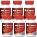 Vita Sciences Nurenza Neuropathy Relief Supplement 40x Styrke Naturlig R-ALA Form for Nerve Helse, Fast Repair w / vitaminer, Antioksidanter Revitaliserende Føtter, hender, ben og tær. 60 Ct. - Pakke med 6