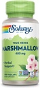 SOLARAY Marshmallow Root Capsules 480 mg - Soothing Herbal Support m / Whole Marshmallow Root - Høy i Mucilage Oppløselig Fiber, Vegan, Ikke-GMO, Lab Verifisert, 60-dagers garanti, 100 Services, 100 VegCaps