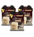 Atkins Café au Lait Iced Kaffe Flavored Protein Shake, høy proteinshake, lav sukker, lav carb og lav sukker, keto vennlig, Glutenfri, 12 greve