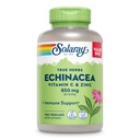 SOLARAY Echinacea Vitamin C & Zinc 850mg Plus Bioflavonoids, Echinacea Kapsler for sunn immunsupport, Vegan, Lab verifisert, 60-dagers pengene-tilbake garanti, 90 serveringer, 180 Vegkapsler