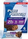 Rent protein® Chewy sjokolade Chip, 50 gram, 6 telle multiplum