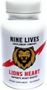 Nine LIVES Lions hjerte daglig liv kosttilskudd. CoQ10, Magnesium, L-karnitin, Tautin, Nattokinase, Niacin