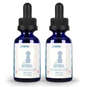 PranaPets Adrenal Balance for hunder med Cushings | Naturlig lindrer symptomer på Cushings sykdom hos hunder | Licorise gratis Herbal formel for hunder med Cushings sykdom - 2 pakke