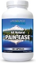 LifeSource Vitaminer Alle naturlige smerte Ease – 20 Synergistiske urter og enzymer som naturlig og trygt støtte: hodepiner og migrainer - kneer – skulder – ledder – bensmerter – strekk