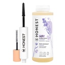 Ærlig Skjønnhet Ekstremt Lengde Volumizing Clean Mascara + Ærlig Lavender Foaming Bubble Bundle | Naturlig Avledet + Cruelty Gratis | 0,27 fl oz, 12 fl oz