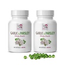hvitløk kosttilskudd - GARLIC OG PARSLEY ODORLESS FORMULA - ben helse vitaminer for kvinner, hvitløk allicin, allicin, hvitløk kosttilskudd, hvitløk persille, persille kapsler, luktfri hvitløk - 2B 200 Caps