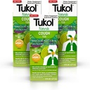 TUKOL Naturals Elderberry Syrup med vitamin C, D, og sink, Immun støtte Supplement med naturlig honning for voksne og tenåringer, Herbal Elderberry Boost for immunisme og antioksidant støtte, 6oz, Pakke med 3