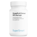 Supersmart - Grapefrukt Ekstrakt 600 mg per dag (99% Narnin) - høy potens GSE Supplement  enhver GMO & Glutenfri - 60 vegetariske kapsler