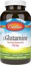 Carlson - L-Glutamine, Free-Form Amino Acid, 750 mg, Muskelvevproduksjon, 300 kapsler