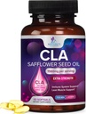CLA Supplement, konjugert Linoleic Acid 1560mg - Ekstra styrke CLA Supplement piller - støtte Kroppssammensetning, Lean Muscle Tone, & energi - Saflower Capsules, Glutenfri, Ikke-GMO - 60 Softgels