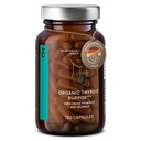 Organisk Thyroid støtte Supplement med jodin fra sjø Kelp Organic og selen fra mustard frø ekstrakt - 120 kapsler - Naturlig Thyroid Supplement for menn og kvinner - Vegan og glutenfri