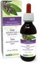Naturalma Sage (Salvia officinalis) Leaf alkoholfri tinktur - 4 oz flytende ekstrakt i dråper - Herbal Supplement - Vegan
