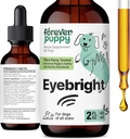 Forever Puppy Eyebright drops for hunder - Eyebright Herb Tinktur for beroligende øyne irritation - flytende øye helse støtte Supplement for hunder av alle avler og størrelser - 2 oz