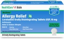 HealthCareAisle Allergi Relief - Loratadin 10 mg oralt disintegrerende tabletter USP - 30 tabletter - Original reseptbelagt styrke Allergi medisinering, 24-timers relief