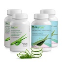 AloeCure Organic Aloe Vera Capsules Pack - 4 stykker - 2 x Aloe Vera Capsules, 2 x Probiotika + Enzymes