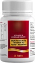 Jern B12 FOLIC Acid VIT C for sunn energi, utholdenhet, immunitet (pakke med 1, 30)