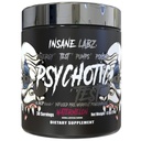 Insane Labz psykotisk test, høy stimul testosteron energi og pumpe øker pre-arbeid pulver med DMAE Bitartrat, D Aspartic Acid, Kreatin HCL og glycerol Monostearat, 30 serveringer, vannmelon