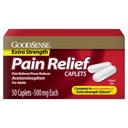 GoodSense ekstra styrke smertelindring, Acetaminophen kapler, 500 mg, 50 greve