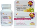 vH Essentials Probiotika med prebiotika og Cranberry Feminine Helse Supplement - 60 Kapsler 1-pakke