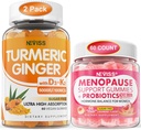 2 pakke ginger gummi + 1 pakke menopause Supplement fylte gummier