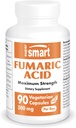 Supersmart - Fumaric Acid 500mg per dag (maksimum styrke) - Naturlig kosttilskudd non-GMO og glutenfri - 90 vegetariske kapsler