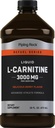 Piping Rock L-karnitin flytende | 3000mg | Berry Flavor | Avansert Atlete Formel | Refuel Series Supplement | Ikke GMO, Glutenfri