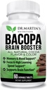 BACOPA MONNIERI/BRAHMI CHEWABLE Tabletter |Brain Booster Supplement for minne, Mood Support & Skarpness | Fokus & høy læring og hjernefunksjon | AYURVEDIC HERB for barn og voksne | Cocoa Flavor