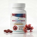 WELLNESS EXTRACT Astaxanthin 12 mg Supplement – AstaREALTM Astaxanthin med GG-Gold® Geranylgeraniol & DeltaGold® Tokotrienoler, kraftige antioksidanter for øye, hud- og hjertehelsestøtte – 60 Softgels