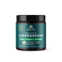 Gamle Ernæring Organic SuperGreens pulver med probiotika, Organic Greens Flavor Greens, laget av ekte frukter, grønnsaker og urter, Digestiv og energi støtte, 12 Servering, 3,4oz