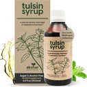 AKSHAR Ayurveda - Tulsin Syrup, Naturlig Cough Syrup med Licorie, Ginger, Turmeric, Basil, Malabar Nut - Respiratorisk Lung helsetilskudd, Mucus Relief & Bronchial Wellness Syrup (6,8 fl oz)
