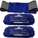 Ispakker for skadeskader Reusable (3-Piece sett) – varm og kald ispakketerapi Gel Wrap støtte - støtter gjenoppretting, led- og muskelsmerter - kne, rygg og mer (3 stykker sett - klassisk)