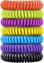 14 Pack Mosquito armbånd for barn voksen - Natur Citronella, Lemongrass og Eucalyptus, opp til 350 timers beskyttelse