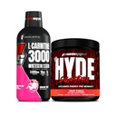 PROSUPPS L-karnitin 3000 Stimulant Gratis flytende Shots (Dragon Frukt) og Mr. Hyde Signatur Series Pre-Workout Energi pulverisert drikke (Fruit Punch) Bundle