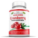 Ikke-GMO Cranberry konsentrert fra 12.600mg - Triple Styrke Softgels - lett å svelge piller for menn og kvinner, 1 flaske