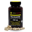 Niacinamid ikke-flisende vitamin B3 Supplement | Vegetarisk og glutenfri vitamin Niacinamid Tabletter med grønnsaker Cellulose Casings | fremmer sunn hud | 120 kapsler | 500mg