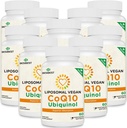 1000mg Liposomal CoQ10 Ubiquinol, 600 Vegan Softgels, høy absorpsjon Ubiquinol CoQ10 Supplement, aktiv antioksidant form av coenzym Q10 for hjertefunksjon og energiproduksjon