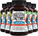 FarmHaven Digestive Enzymer med 18 Probiotika og urter | Papaya, Bromelain, Protease & mer for Laktose Absorpsjon & bedre Digestion | Hjelper Bloating, Gass, Blondiner | Vegetarisk, 300 Kapsler
